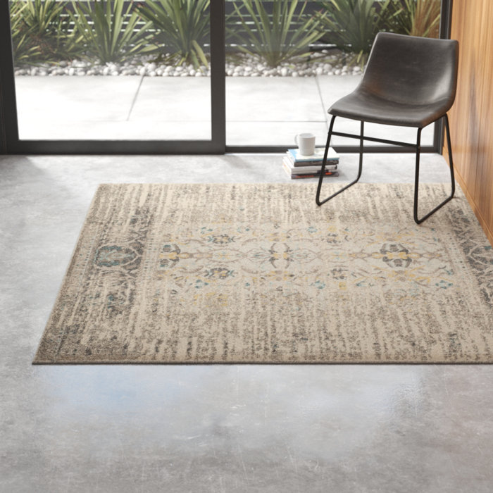 Hackman Oriental Gray/Beige Area Rug & Reviews AllModern
